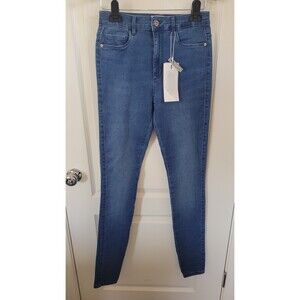 Women's Only High Waisted Skinny Blue Denim Jeans